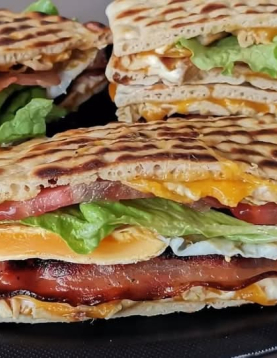 Tosta Galinha Louca (Low Cost) sem Batata Frita