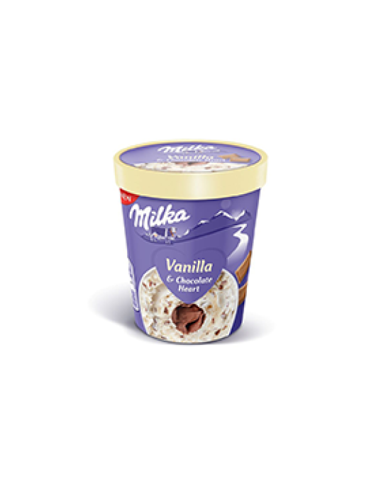 Milka Copo Baunilha Chocolate com colher